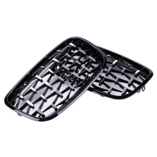MASKA BMW X5 E70 X6 E71 07-14 BLACK CHROME DIAMOND