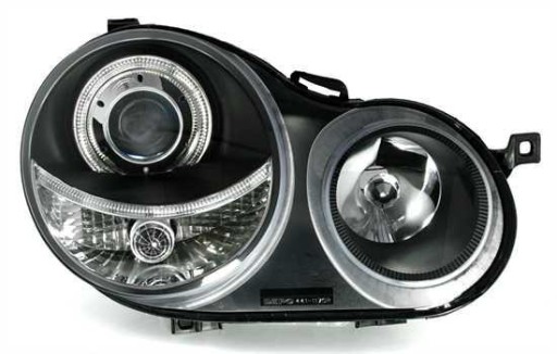 LAMPE FAROVI ANGEL EYES VW POLO 9N 11/01-04/05 BLACK