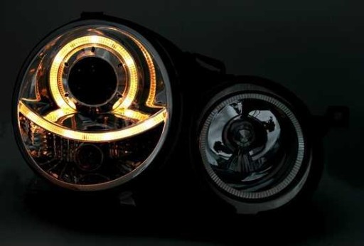 LAMPE FAROVI ANGEL EYES VW POLO 9N 11/01-04/05 BLACK