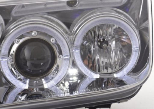 LAMPE FAROVI ANGEL EYES VW BORA 98-05 KROM + MAGLENKA