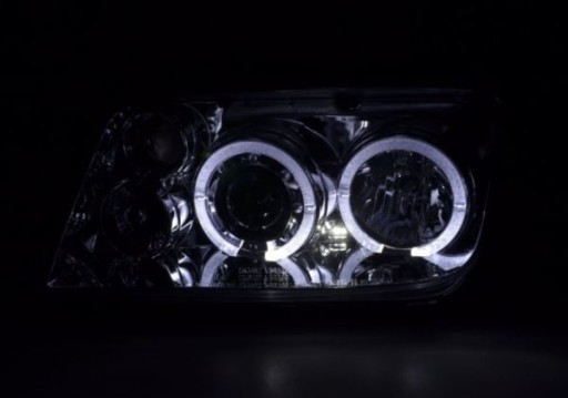 LAMPE FAROVI ANGEL EYES VW BORA 98-05 KROM + MAGLENKA