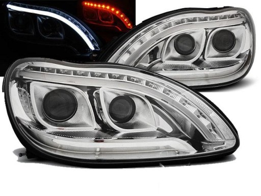 LAMPE FAROVI P. MERCEDES W220 S-KLASA 98-05 CHROME