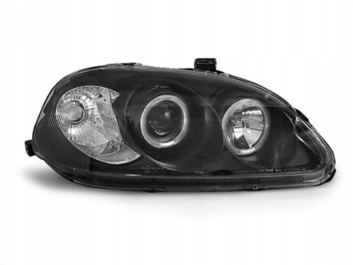 LAMPE FAROVI A.E. HONDA CIVIC 99-01 BLACK
