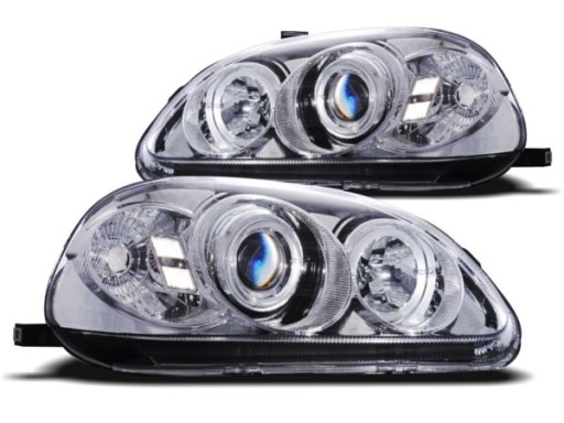 LAMPE FAROVI P. ANGEL EYES HONDA CIVIC 03.99-02.01 CHROME