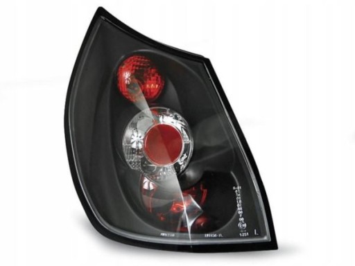 LAMPE FAROVI  ZADNJA RENAULT SCENIC 06.03-02.06 BLACK