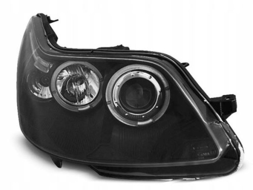 LAMPE FAROVI  PREDNJI CITROEN C4 04-10 ANGEL EYES BLACK