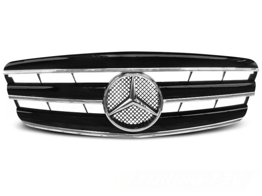 MASKA MERCEDES W221 05-09 CL STYLE BLACK CHROME
