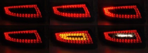 LAMPE FAROVI LED PORSCHE 911 997 04-09 RED WHITE