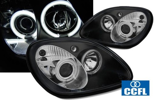 MERCEDES R170 SLK 04.96-04 ANGEL EYES CCFL BLACK