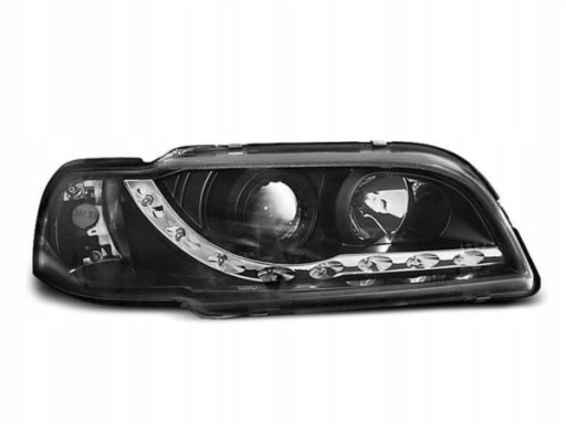 LAMPE FAROVI VOLVO S40/V40 02.96-04.00 DAYLIGHT BLACK