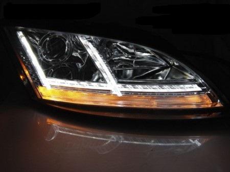 AUDI TT 06-10 8J CHROME LED SEQ HID DRL