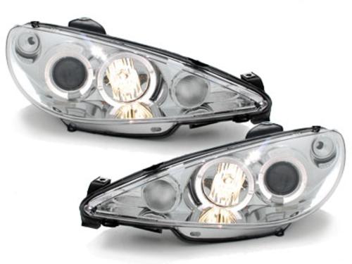 LAMPE FAROVI ANGEL EYES PEUGEOT 206 10/98-02 KROM LAMPE FAROVI ANGEL EYES PEUGEOT 206 10/98-02 KROM