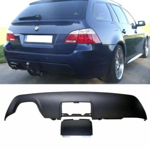 DIFUZOR ZADNJI BMW E60 E61 03-10 M-PAKET KUKA ZA VUČU DIFUZOR ZADNJI BMW E60 E61 03-10 M-PAKET KUKA ZA VUČU