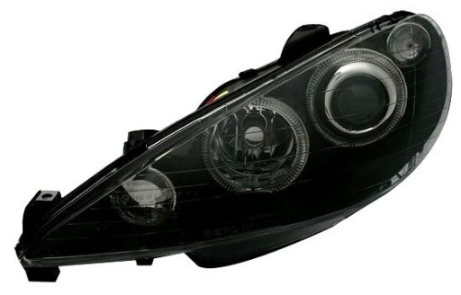 LAMPE FAROVI PEUGEOT 206 OD 2002 H7/H7 BLACK LAMPE FAROVI PEUGEOT 206 OD 2002 H7/H7 BLACK