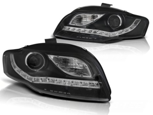 LAMPE FAROVI AUDI A4 B7 11.04-03.08 DAYLIGHT LED IND. BLK