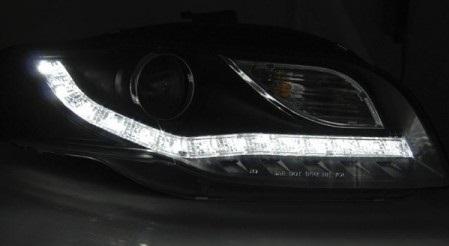 LAMPE FAROVI AUDI A4 B7 11.04-03.08 DAYLIGHT LED IND. BLK