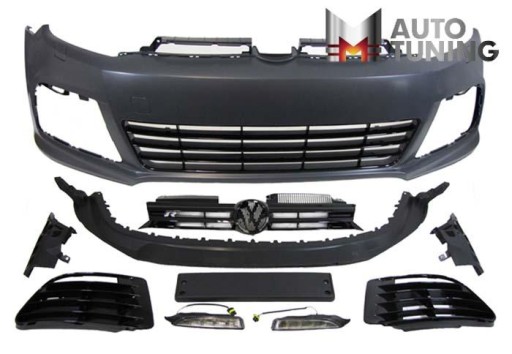 BRANIK PREDNJI VW GOLF 6 08-12 LOOK R20 SRA+PDC
