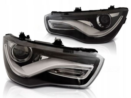 LAMPE FAROVI AUDI A1 04.10-12.14 BLACK TRU DRL LAMPE FAROVI AUDI A1 04.10-12.14 BLACK TRU DRL