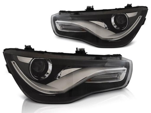 LAMPE FAROVI AUDI A1 04.10-12.14 BLACK TRU DRL LAMPE FAROVI AUDI A1 04.10-12.14 BLACK TRU DRL