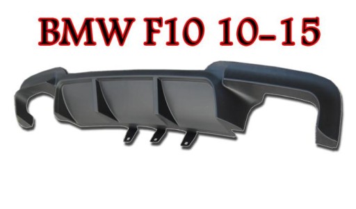 DIFUZOR ZADNJI BMW F10 10- LOOK M5 DUET DVOSTRUKI