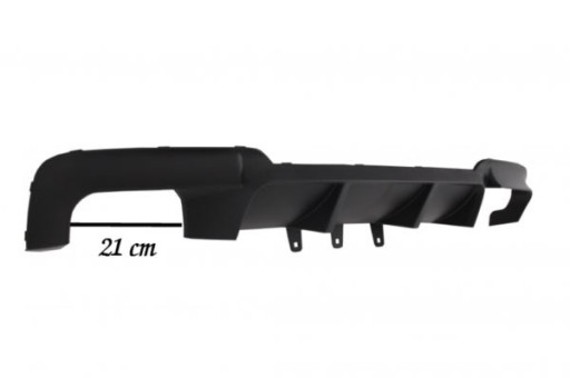 DIFUZOR ZADNJI BMW F10 10- LOOK M5 DUET DVOSTRUKI