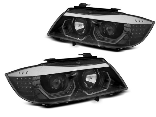LAMPE FAROVI BMW E90/E91 05-08 (MODEL SA 3 VRATA) AE LED BLACK