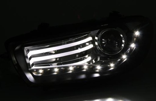 LAMPE FAROVI  PREDNJI VW SCIROCCO 08-14 BLACK LED