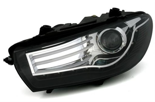 LAMPE FAROVI  PREDNJI VW SCIROCCO 08-14 BLACK LED