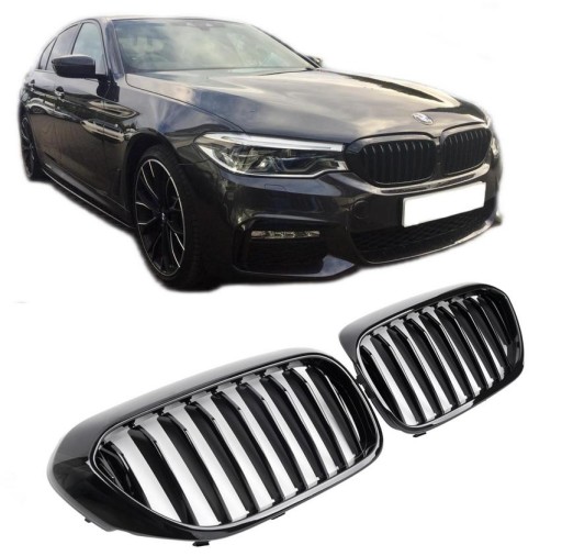 MASKA (NERKI) BMW G30 G31 17-6/20 GLOSSY BLACK MASKA (NERKI) BMW G30 G31 17-6/20 GLOSSY BLACK