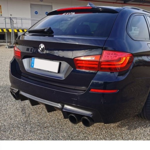 DIFUZOR BMW F10 F11 10-18 LOOK M5 KARBON BLACK