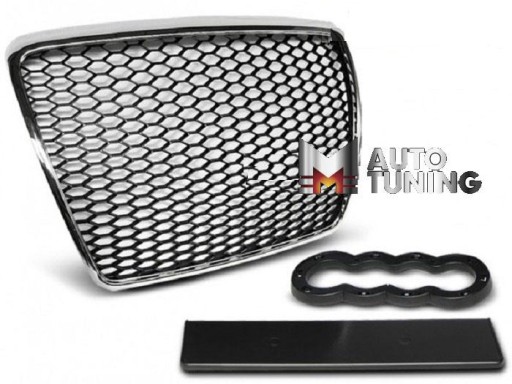 MASKA AUDI A6 C6 09-11 CHROME RS-STYLE
