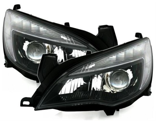 LAMPE FAROVI  PREDNJI OPEL ASTRA J BLACK 09- LED RL