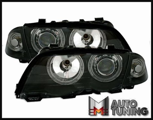 LAMPE FAROVI PREDNJI ANGEL EYES BMW E46 5/98-8/01 BLACK LAMPE FAROVI PREDNJI ANGEL EYES BMW E46 5/98-8/01 BLACK