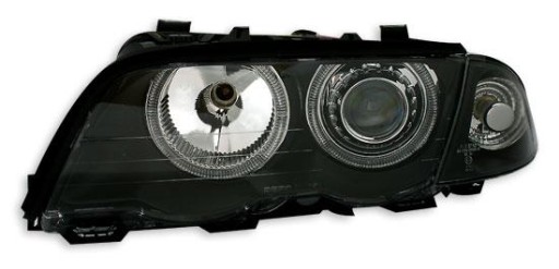 LAMPE FAROVI PREDNJI ANGEL EYES BMW E46 5/98-8/01 BLACK LAMPE FAROVI PREDNJI ANGEL EYES BMW E46 5/98-8/01 BLACK