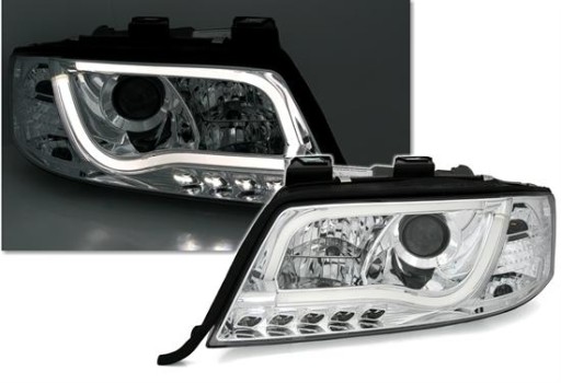 LAMPE FAROVI  PREDNJI AUDI A6 01-04 TFL TUBE LIGHT CHROME