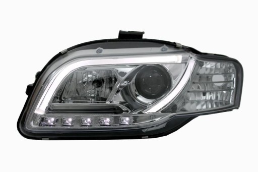 LAMPE FAROVI  PREDNJI AUDI A4 04-08 KROM TFL LIGHT BAR