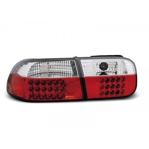 LAMPE FAROVI  ZADNJA LED HONDA CIVIC 91-95 2-4 D RED WHITE