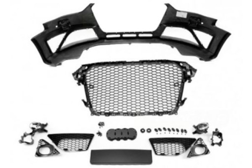 BRANIK AUDI A4 B8 11-15 LOOK RS4 DRA / SENZOR BLK/C