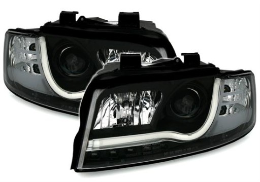 LAMPE FAROVI  PREDNJI AUDI A4 00-04 BLACK TFL LIGHT BAR
