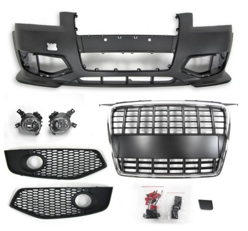 BRANIK PREDNJI AUDI A3 05-08 8P BLACK KROM BRANIK PREDNJI AUDI A3 05-08 8P BLACK KROM