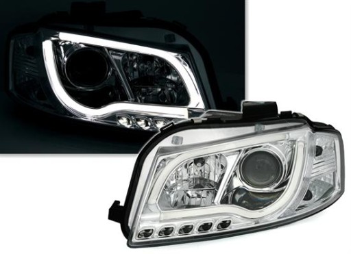 LAMPE FAROVI  PREDNJI AUDI A3 03-08 KROM TFL LIGHT BAR
