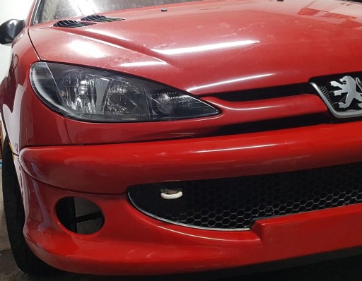 LAMPE FAROVI  PREDNJI PEUGEOT 206 98-04 BLACK