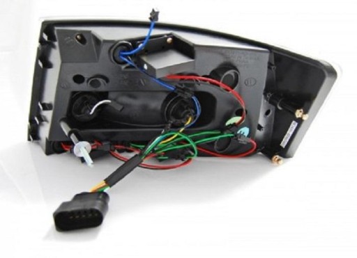 LAMPE FAROVI AUDI A6 C6 LIMUZINA / 04.04-08 BLACK LED 7PIN