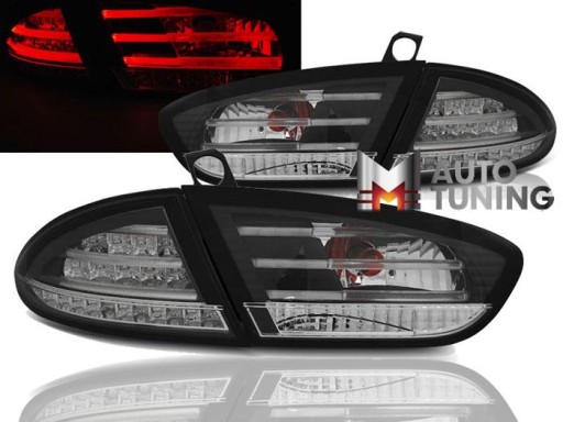 LAMPE FAROVI SEAT LEON 03.09-13 BLACK LED