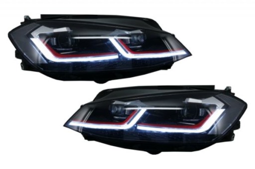 LAMPE FAROVI  PREDNJI VW GOLF 7,5 VII 17- LOOK GTI .