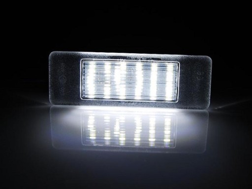 DUPLI / 2 KOMADA TAB. REGISTRACIJE PEUGEOT 308 407 CITROEN X3 C4 LED