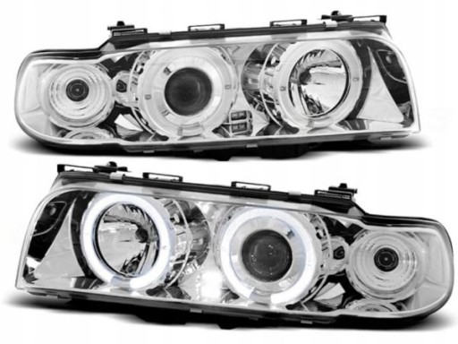 LAMPE FAROVI BMW E38 06.94 - 08.98 ANGEL EYES CHROME LAMPE FAROVI BMW E38 06.94 - 08.98 ANGEL EYES CHROME