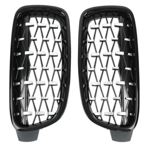 MASKA (NERKI) BMW F30/F31 DIAMEND LOOK BLACK KROM