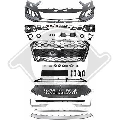 BRANIK AUDI A5 18- SPORT CHROME SILVER SENZOR
