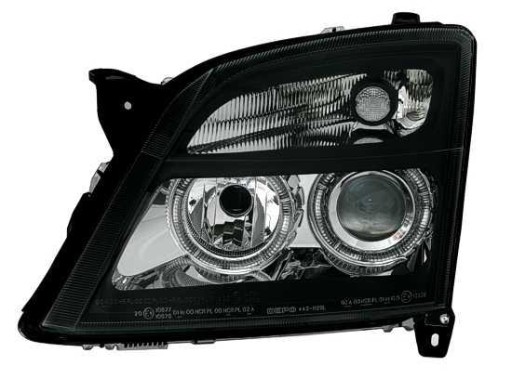 LAMPE FAROVI P. ANGEL EYES OPEL VECTRA C 02-04 CRNE
